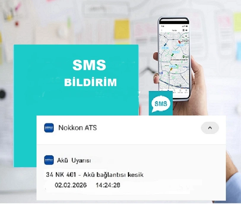 SMS ile bildirim Alma